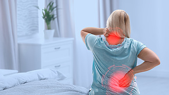 Rheumatoid inflammation causes back pain
