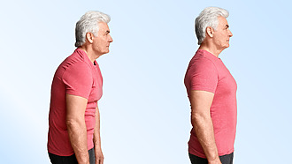 Correct posture is part of preventing arthritis of the spine