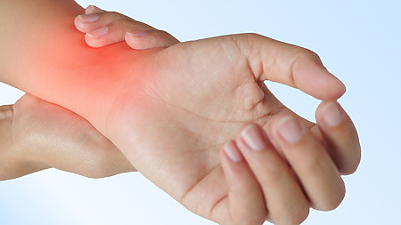 Hand and wrist joint inflammation